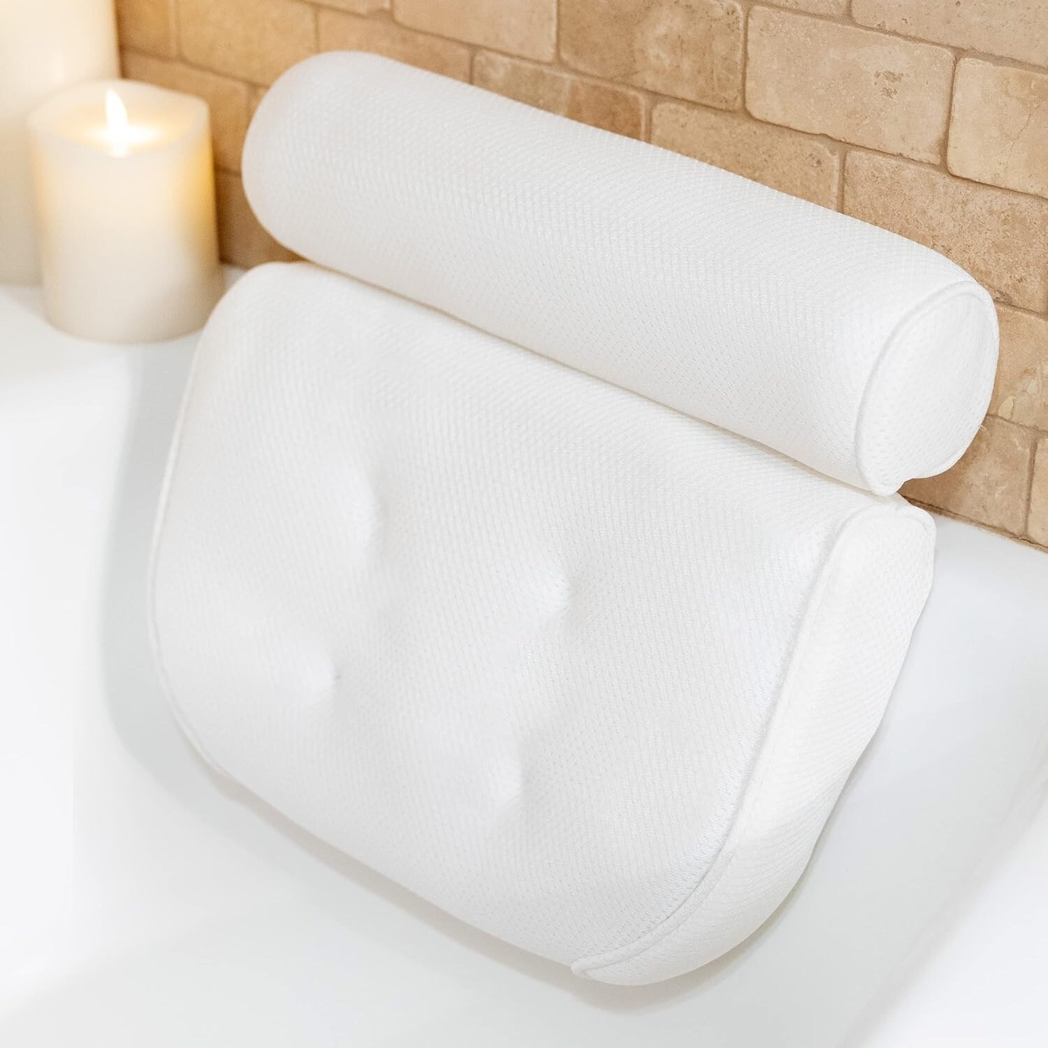 Luxury Tub Pillow for Bath for Headrest Neck and Back Support Full Body Bath Pillow for Bathtub Bed Bath Beyond 40439600
